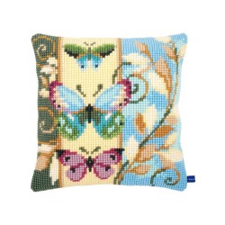Vervaco Stitch Cushion kit  Deco butterflies