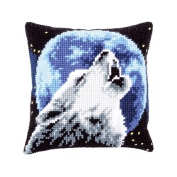 Vervaco Stitch Cushion kit  Wolf