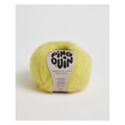 Knitting yarn Pingouin Pingo Fluffy Limonade