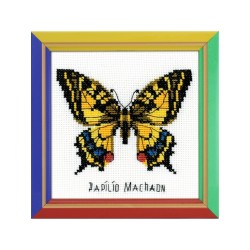 Riolis Kit de broderie Papillon machaon
