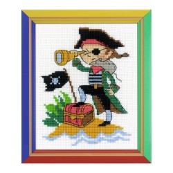 Riolis Kit de broderie Pirate courageux