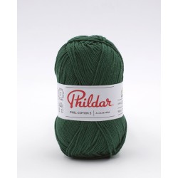 Phildar crochet yarn Phil Coton 3 cedre