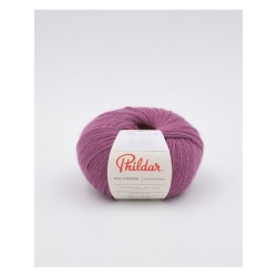 Knitting yarn Phildar Phil Caresse Lie de Vin