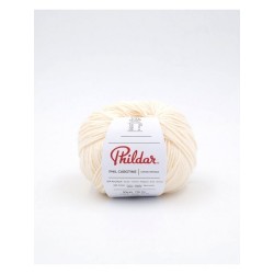 Knitting yarn Phildar Phil Cabotine Ecru