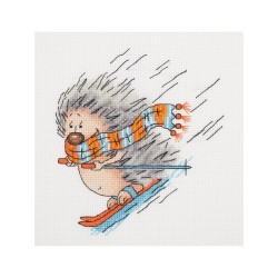 Klart Embroidery kit Winter Hedgehog