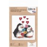 Klart Kit de broderie Pingouins amoureux