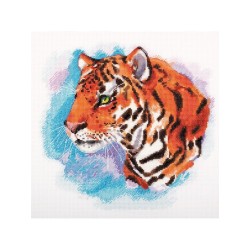 Panna Kit de broderie Tigre aquarelle