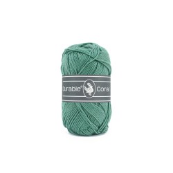 Crochet yarn Durable Coral 2134 vintage green