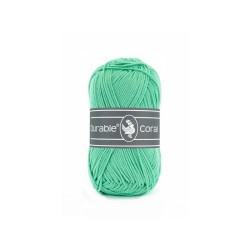 Crochet yarn Durable Coral 2138 pacific green