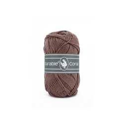 Crochet yarn Durable Coral 2229 Chocolate