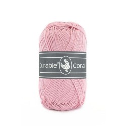 Crochet yarn Durable Coral 223 rosa blush