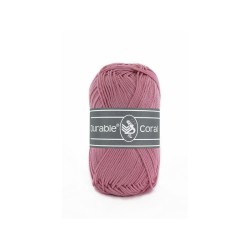 Crochet yarn Durable Coral 228 raspberry