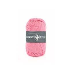 Crochet yarn Durable Coral 232 pink