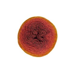 Crochet yarn Durable Colour Cake 6013 Choco Lava