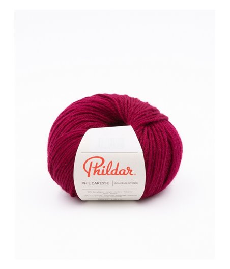 Fil coton crochet Phildar - Phil Perle 5 Framboise