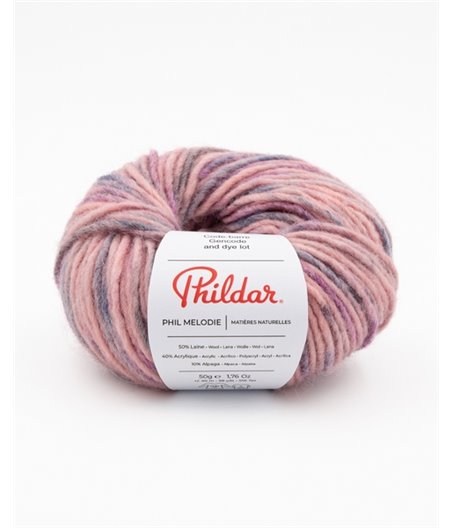 Knitting yarn Phildar Phil Mélodie Rosée