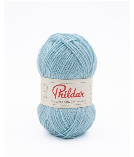 Laine à tricoter Phildar Phil Super Baby Glacier