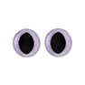 Cat eye 12 mm purple glitter