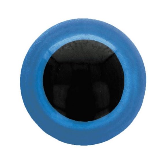 Animal eye 15 mm blue