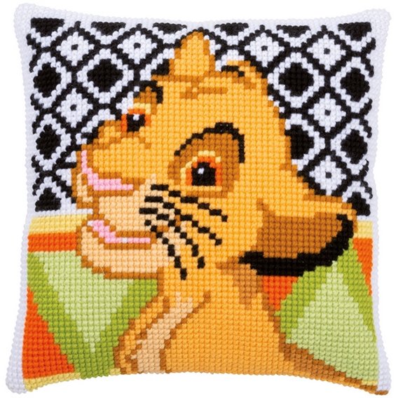Vervaco Coussin à broder Disney Simba