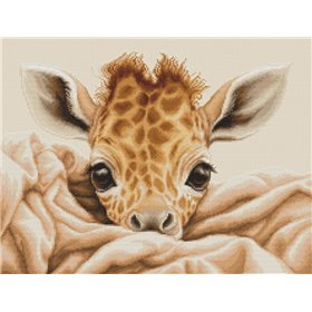 Luca-S Embroidery kit Baby Giraffe