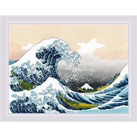 Embroidery kit The Great Wave