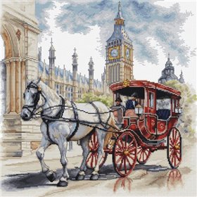 Embroidery kit Carriage Ride