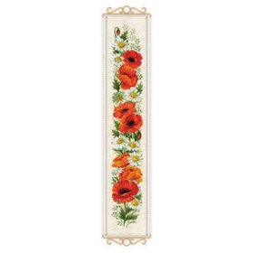 Riolis Embroidery kit Poppies and Daisies