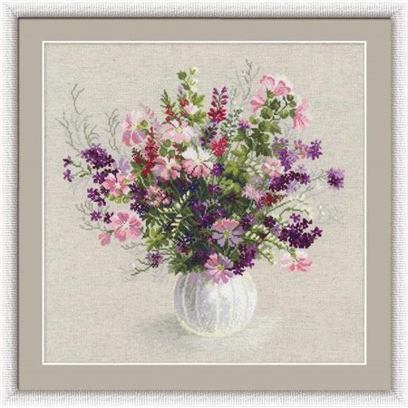 Riolis Embroidery kit Summer Bouquet