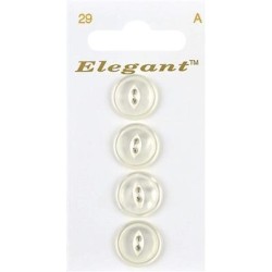 Buttons Elegant nr. 29 on a card