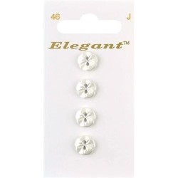 Buttons Elegant nr. 46 on a card