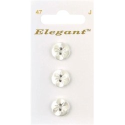 Buttons Elegant nr. 47 on a card