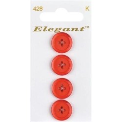 Buttons Elegant nr. 428 on a card
