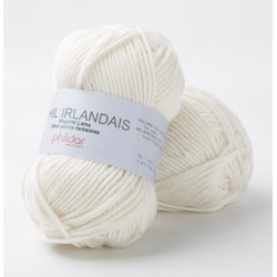 Knitting yarn Phildar Phil Irlandais Ecru