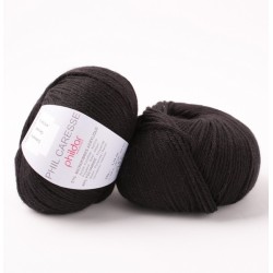 Knitting yarn Phildar Phil Caresse Noir