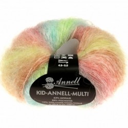 Knitting yarn Annell Kid Annell Multi 3184