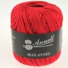 Crochet yarn Annell Max 3412 Red