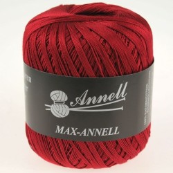 Crochet yarn Annell Max 3413 Dark red