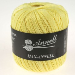 Crochet yarn Annell Max 3414 Yellow