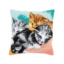 Vervaco Stitch Cushion kit  Cute kittens