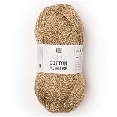 Knitting yarn Fashion cotton metalissé