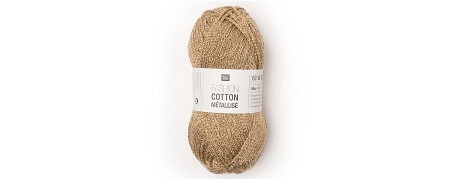 Knitting yarn Fashion cotton metalissé